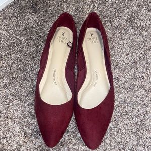 Marron Womens slip on shoes